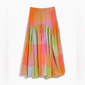 Rujuta Sheth Leila checkered maxi skirt - worn once